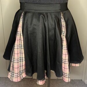 Black Skirt with Zippers